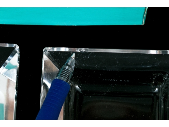 Pair Of Tiffany & Co. Crystal Dishes 