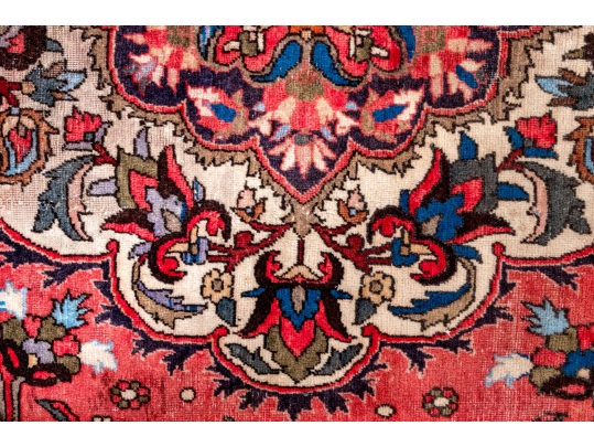 Hand-knotted Wool Carpet, 9'-8 1/2