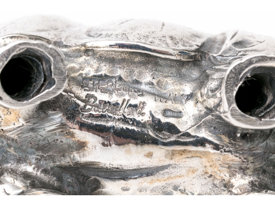 Buccellati Sterling Silver Miniature Captivating Standing Rhino, Retail $630