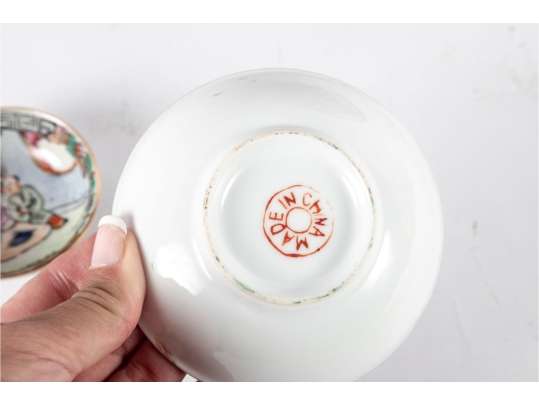 Grouping Of Chinese Famille Rose Porcelain Plates And Bowls