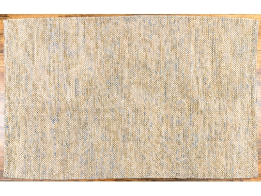 Hand Knotted Grit & Ground Wool, 8' X 5', New