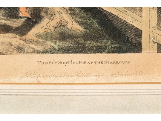 English 19th Century Color Prints Of Hunts