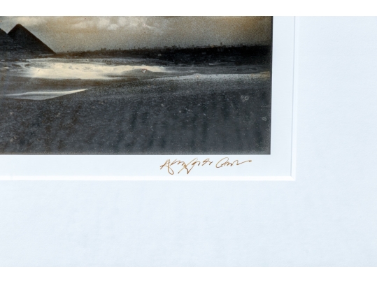 Alexander Casler (20th C.) “The Sands Of Gizah” Photographic Print, 1993