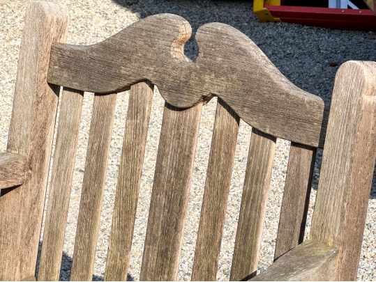 Pair Of Smith & Hawken Teak Armchairs