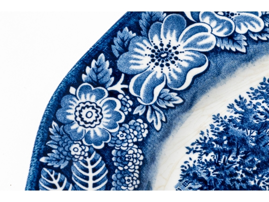 Collection Of English Blue And White Transferware