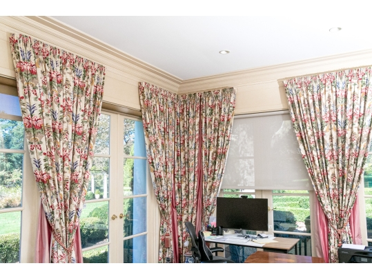 Substantial Group Of Luxurious Custom Curtains And Liners