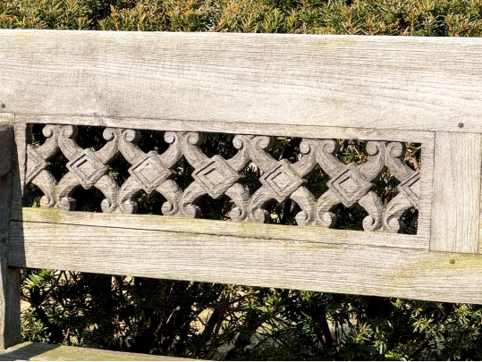 Elegant Teak Bench (1 Of 2)