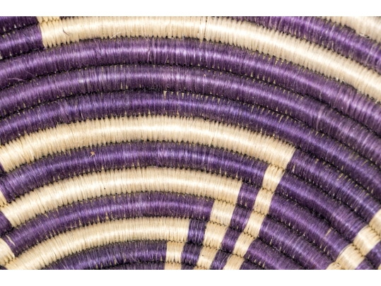 Pair Of Two Hand-woven Baskets