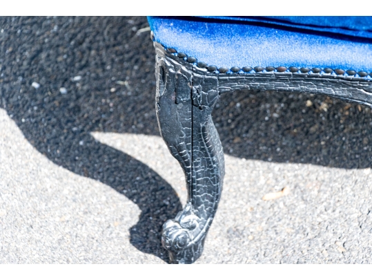 Pair Of Custom Upholstered Wing Chairs