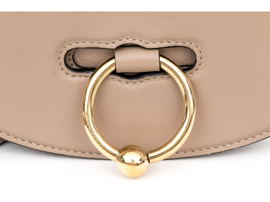 J.W.Anderson Tan Leather Flap Front Shoulder Bag