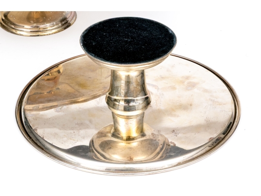 Pair Of Silver Plated Footed Cake Trays