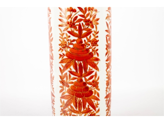 Vintage Chinese Hat Stand Converted Table Lamp