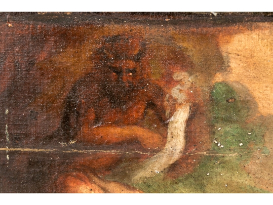 Oil On Panel, Reclined Nudes