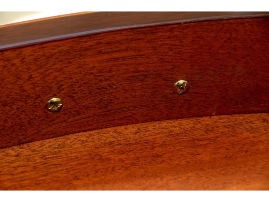 Pair Kindel Winterthur Collection Mahogany Inlaid Pembroke Tables