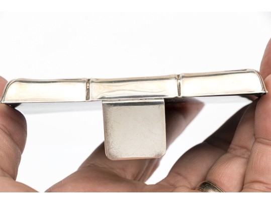 Tiffany & Co. Sterling Silver Bamboo Perpetual Desk Calendar