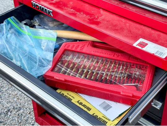 Homak Red Metal Tool Cabinet