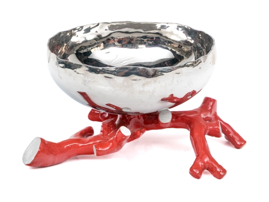 Michael Aram Stainless Enameled Bowl 