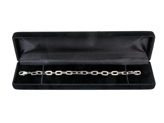 Tiffany & Co. Sterling Silver Stylish Oval Link Bracelet