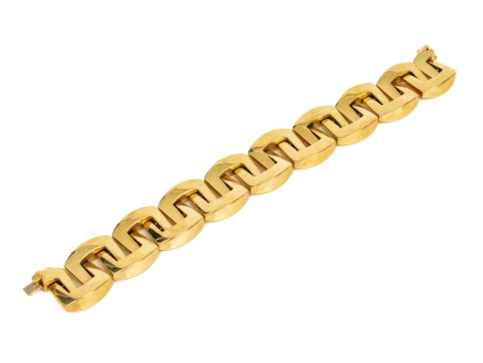 18k Yellow Gold Striking Chunky Opposing 