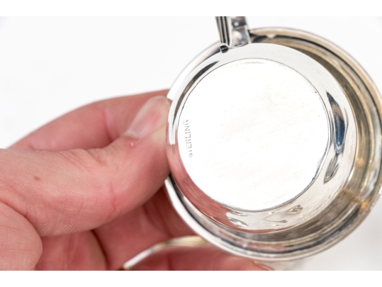 Fine Collection Of Eleven Sterling Silver Table Wares, 10.24 Ozt.