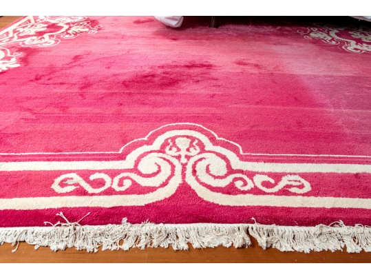 Hand-knotted Wool Carpet, 13'-3