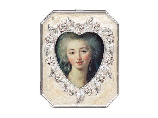 Jay Strongwater Enamel Heart Frame 