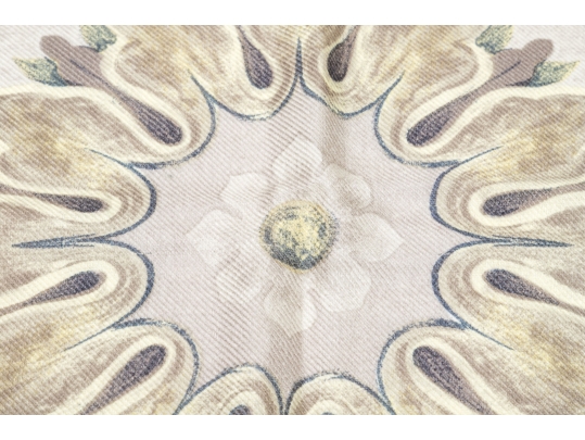 Loro Piana And Piazza Sempione Oatmeal Toned Silk, Linen And Viscose Lot Of Two Scarves