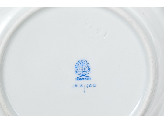 Herend Hungary Hand-Painted Dinner Service For Fourteen,  Rust Chinese Bouquet (AOG) Pattern