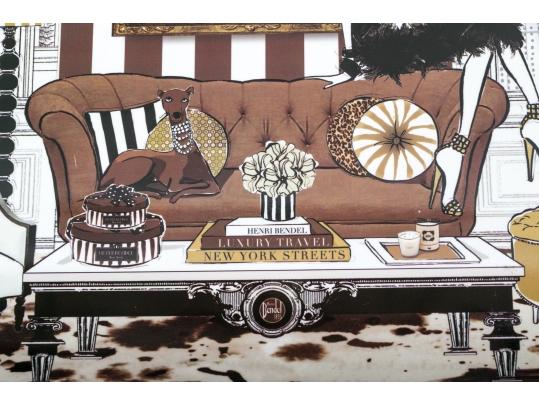 Vintage Henri Bendel New York Laminated Tray