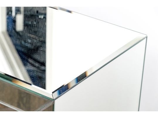 Hollywood Regency Mirrored Console Tabe