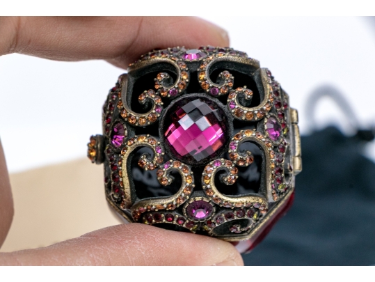 Jay Strongwater Small Octagonal Trinket Box