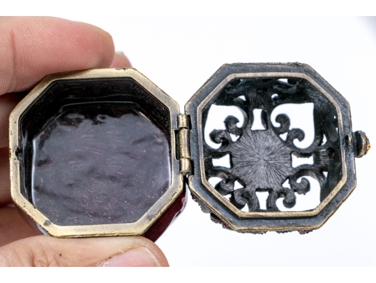 Jay Strongwater Small Octagonal Trinket Box