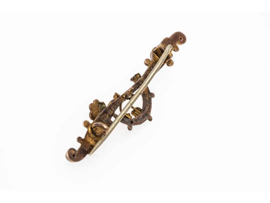 Collection Of Victorian Mourning Jewelry, Gold Filled And 9K