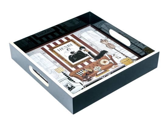 Vintage Henri Bendel New York Laminated Tray