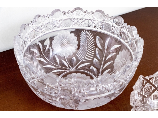 Collection Of ABC Glass Serving Wares