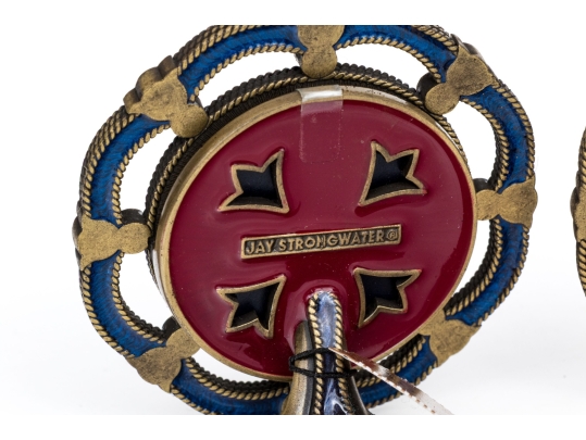 Jay Strongwater Pair Of 1 3/4