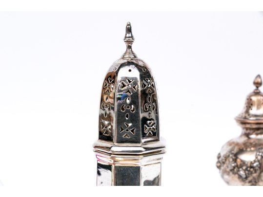 Collection Of Six Assorted Silver Plated And Crystal Table Wares