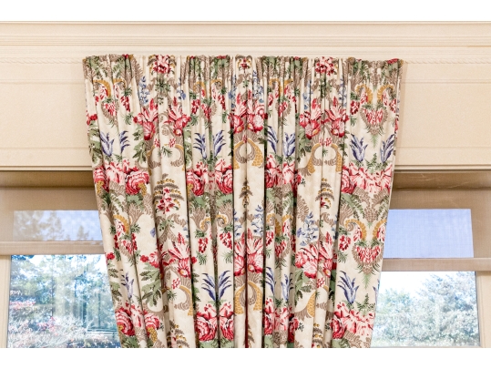 Substantial Group Of Luxurious Custom Curtains And Liners