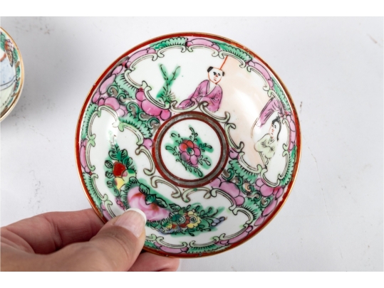 Grouping Of Chinese Famille Rose Porcelain Plates And Bowls
