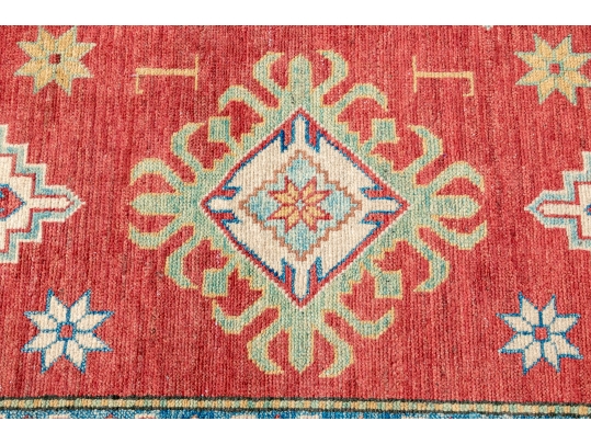 HAND KNOTTED ROOM SIZE PAKISTAN KAZAK WOOL CARPET - Apx. 9 X 12, NEW
