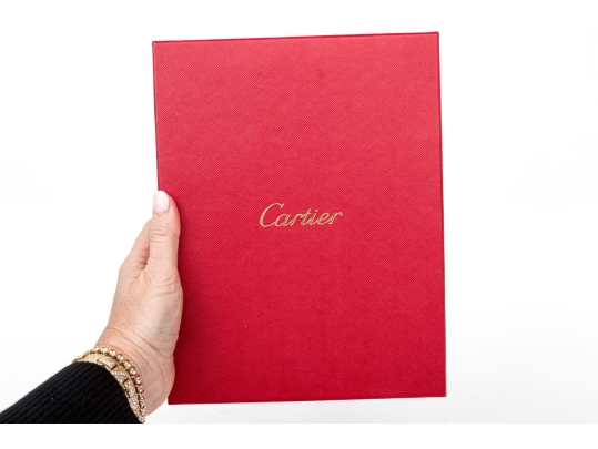 Cartier Fabulous Double Crocodile Limoge Porcelain Trinket Tray, With Box