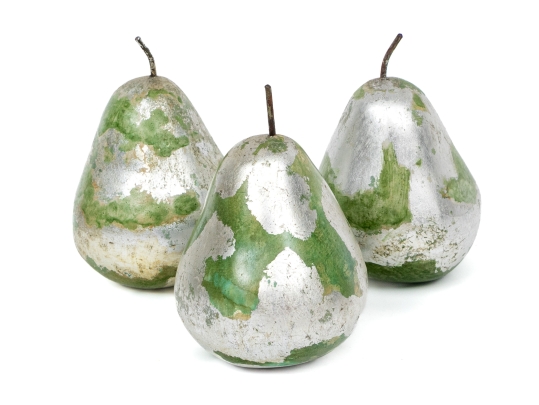 Decorative Suite Of Three Faux Pears