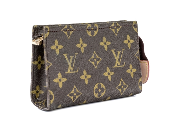 Louis Vuitton Vintage Coated Canvas Cosmetics Bag