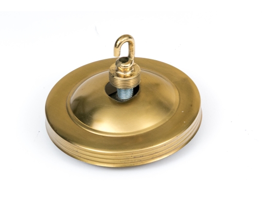 Elegant Glass And Brass Pendant Light