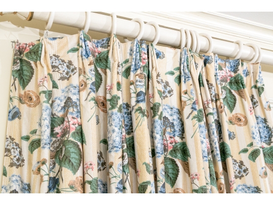 Pair Of Long Luxurious Custom Curtains