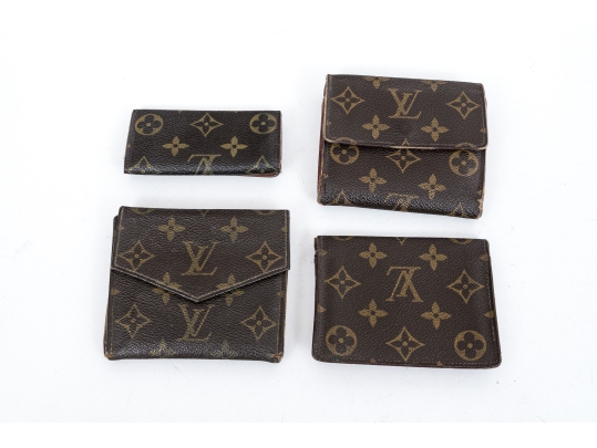 Louis Vuitton Brown Monogram Lot Of As Is Small Leather Goods (#4)