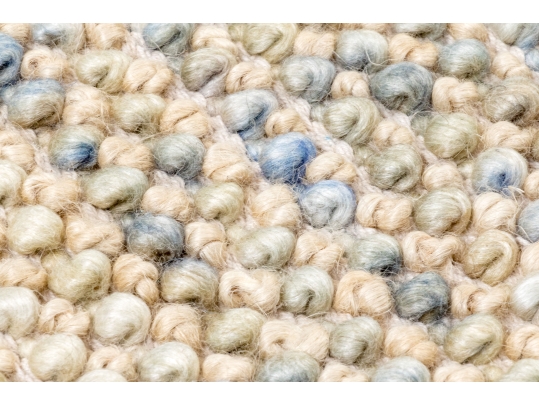 Hand Knotted Grit & Ground Wool, 8' X 5', New