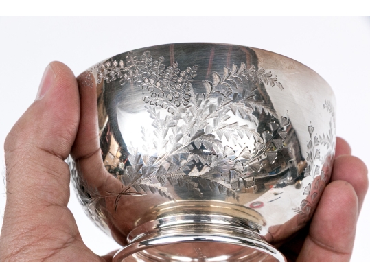 Collection Of Four Silver Plated Footed Bowls