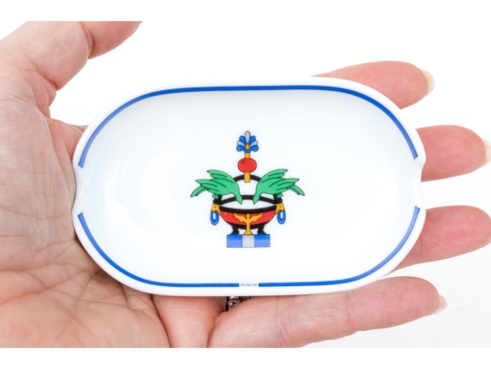 Cartier La Maison Striking Venitienne Limoges Mini Cigar Ashtray, Boxed 