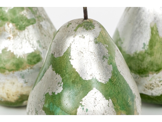 Decorative Suite Of Three Faux Pears